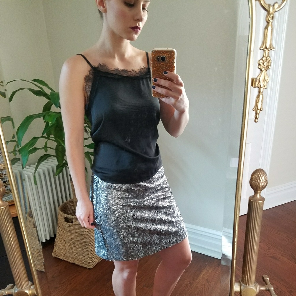 Sanctuary Sequined Skirt